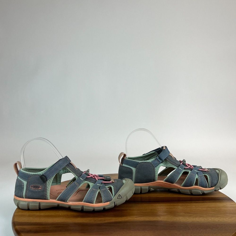 Big Kids Keen Seacamp II CNX Blue Casual Athletic‎ Water Sport Sandals Size 5 Y